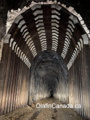 Bulldog Tunnel Bulldog Tunnel (912 meters long) on the Columbia Western Railway in the Kootenays #olafincanada #britishcolumbia #discoverbc #abandonedbc #bulldogtunnel #kootenays