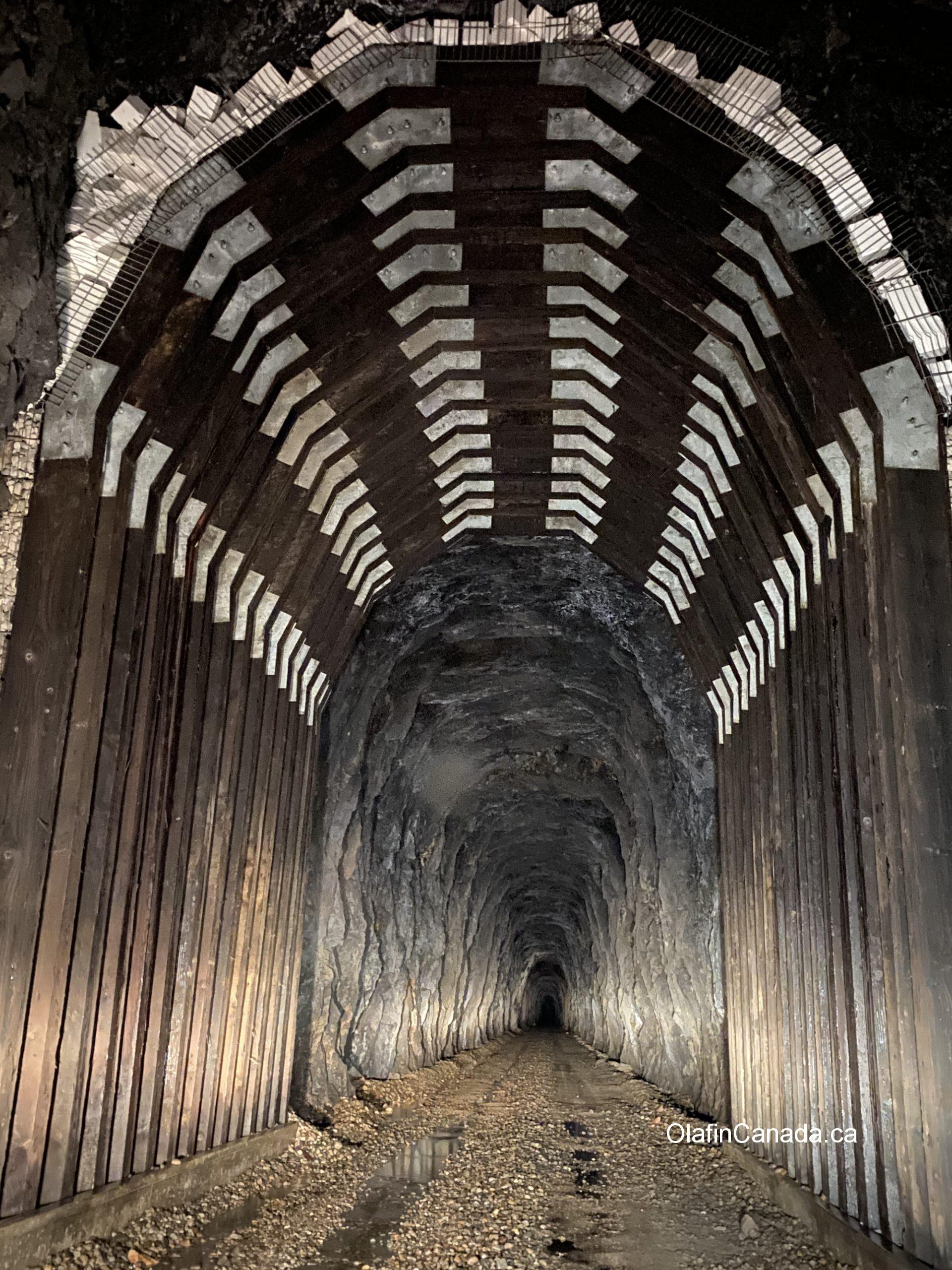 Bulldog Tunnel (912 meters long) on the Columbia Western Railway in the Kootenays #olafincanada #britishcolumbia #discoverbc #abandonedbc #bulldogtunnel #kootenays