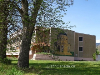Mural Tranquille Mural on hospital building when Tranquille was called Padova City. #olafincanada #britishcolumbia #discoverbc #abandonedbc #tranquille