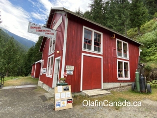 Generating station Powerhouse/generating station in Sandon #olafincanada #britishcolumbia #discoverbc #abandonedbc #sandon