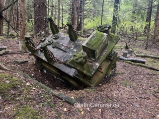Graveyard Anyox The only tomb on the graveyard in Anyox #olafincanada #britishcolumbia #discoverbc #abandonedbc #anyox #graveyard