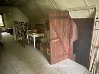Interior school, first floor Interior of the living room above the classroom. #olafincanada #britishcolumbia #discoverbc #abandonedbc #alicearm