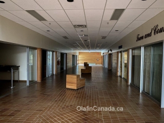 Mall The mall in Kitsault, seen from the supermarket #olafincanada #britishcolumbia #discoverbc #abandonedbc #kitsault #mall