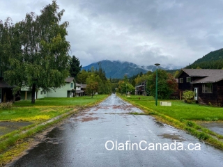 Kitsault streetview abandoned road in Kitsault BC #olafincanada #britishcolumbia #discoverbc #abandonedbc #kitsault