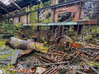 Inside powerhouse No.1 Inside powerhouse No.1 at Anyox #olafincanada #britishcolumbia #discoverbc #abandonedbc #anyox #powerhouse
