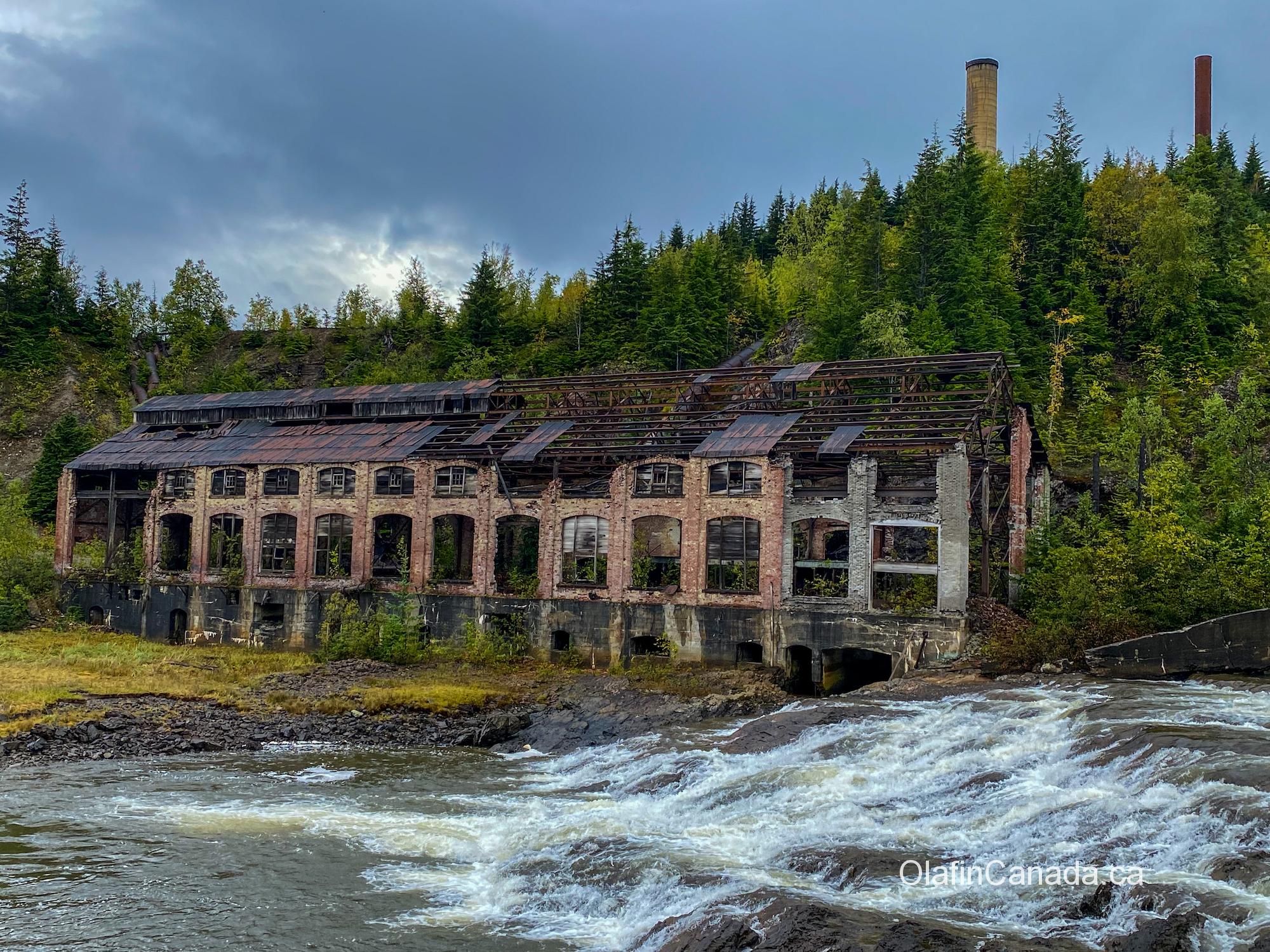 Powerhouse provided electricity for the smelter, machine shops and other mining operations, as well as the town #olafincanada #britishcolumbia #discoverbc #abandonedbc #anyox #powerhouse