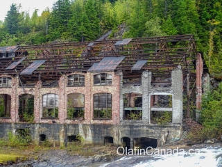 Powerhouse No. 1 in Anyox Powerhouse provided electricity for the smelter, machine shops and other mining operations, as well as the town #olafincanada #britishcolumbia #discoverbc #abandonedbc #anyox #powerhouse