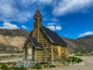 St. Michael's Church St. Michaels Church or Nlakpamux Church (1905) in Spences Bridge #olafincanada #britishcolumbia #discoverbc #abandonedbc #church