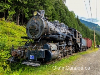 CPR Locomotive CPR Locomotive #6947 built in 1908 #olafincanada #britishcolumbia #discoverbc #abandonedbc #sandon #locomotive