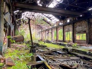 Inside powerhouse No. 1 in Anyox Powerhouse provided electricity for the smelter, machine shops and other mining operations, as well as the town #olafincanada #britishcolumbia #discoverbc #abandonedbc #anyox #powerhouse