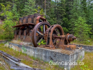 Old pump Old pump at mine in Cody #olafincanada #britishcolumbia #discoverbc #abandonedbc #cody