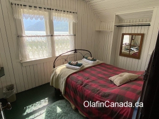 Bed in the guesthouse A bedroom in the guesthouse of the Tallheo Cannery in Bella Coola Items in the shop at the Tallheo Cannery in Bella Coola #olafincanada #britishcolumbia #discoverbc #abandonedbc #tallheocannery #bellacoola