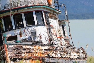Old boat at the cannery This old boat named Qualichem washed up at the cannery years ago #olafincanada #britishcolumbia #discoverbc #abandonedbc #tallheocannery #bellacoola #boat
