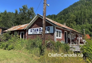 Office The office at the Tallheo Cannery in Bella Coola Items in the shop at the Tallheo Cannery in Bella Coola #olafincanada #britishcolumbia #discoverbc #abandonedbc #tallheocannery #bellacoola