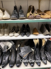 Shoes from the past Shoes from the past at the General Store in 153 Mile House #olafincanada #britishcolumbia #discoverbc #abandonedbc #153milehouse #generalstore #backintime