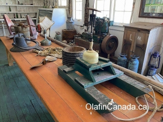 Shop at the cannery Items in the shop at the Tallheo Cannery in Bella Coola #olafincanada #britishcolumbia #discoverbc #abandonedbc #tallheocannery #bellacoola